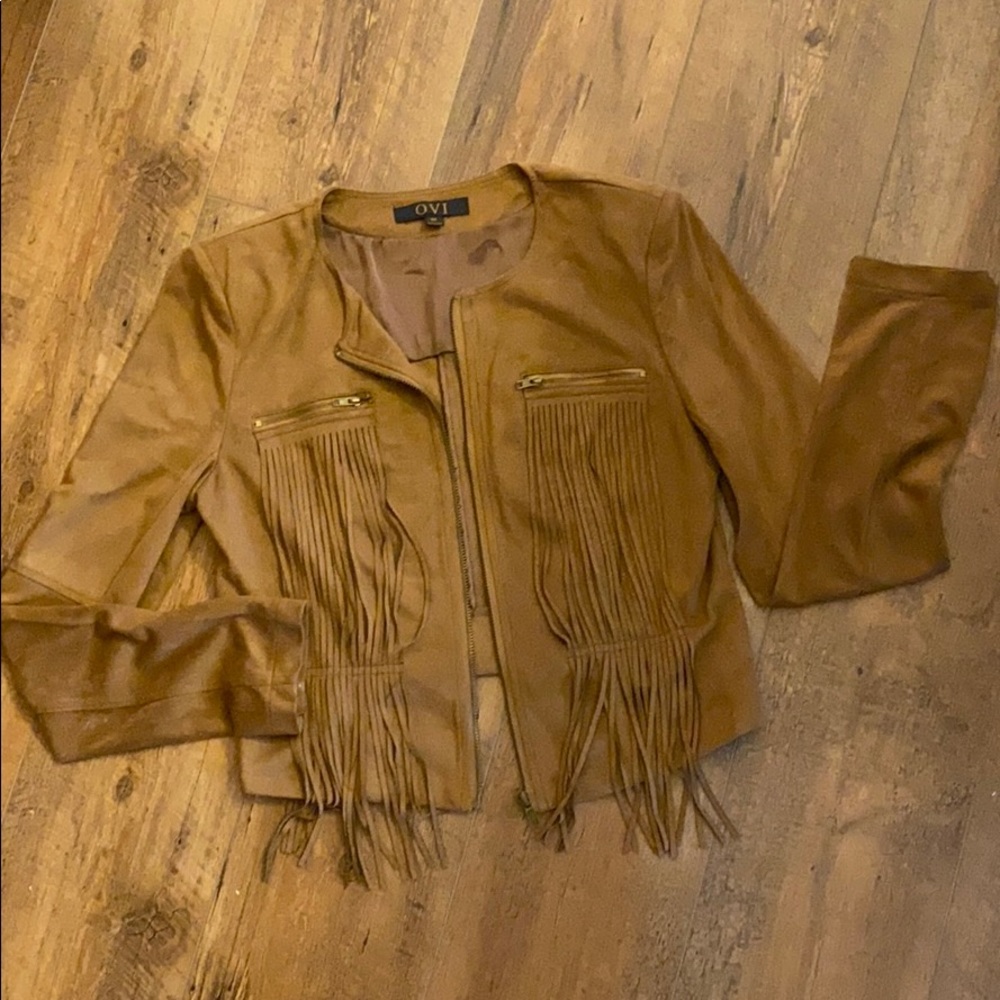 PU Suede fridge jacket